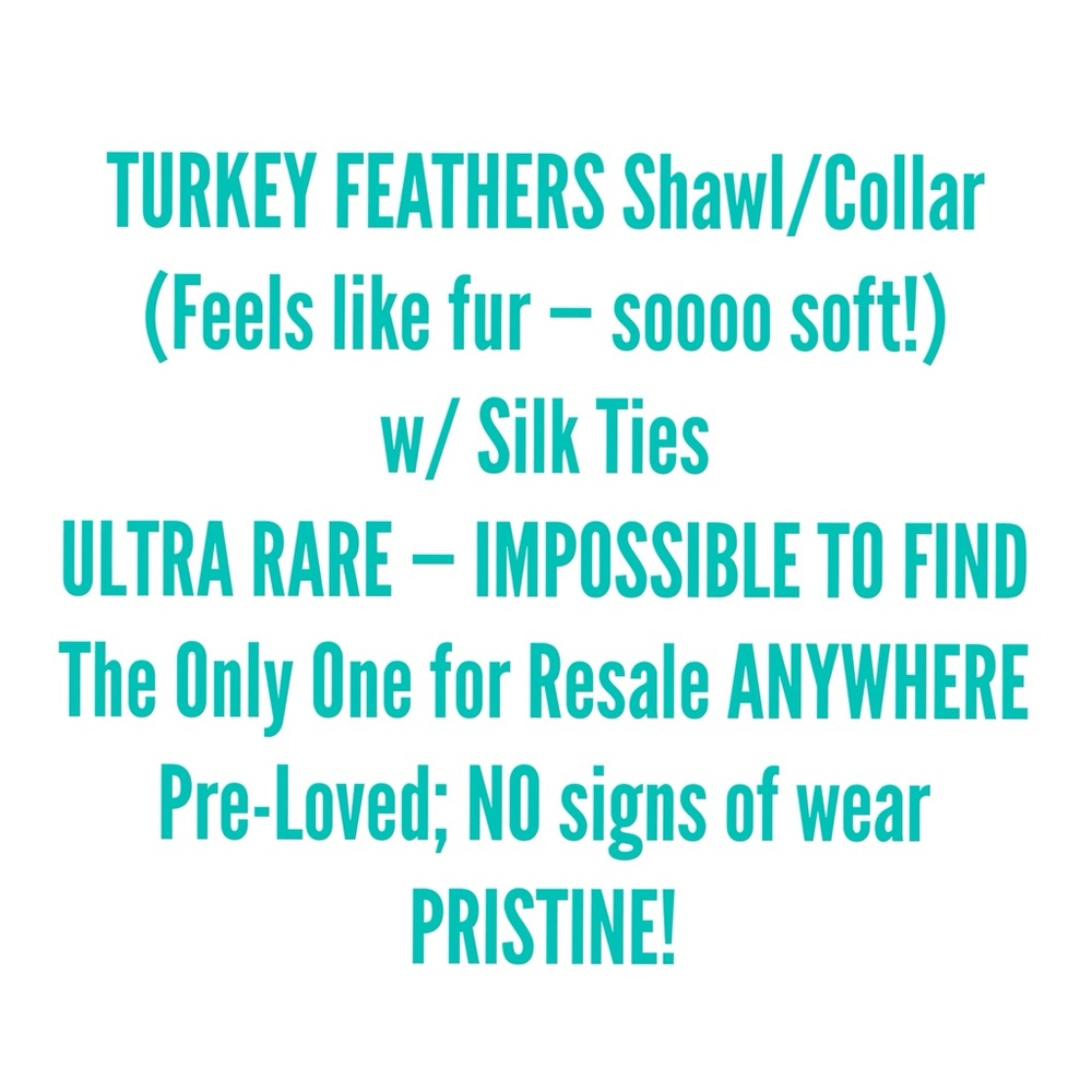 LV Silk and “Fur” Feather Stole / Collar MUST SEE - Picture 4 of 15